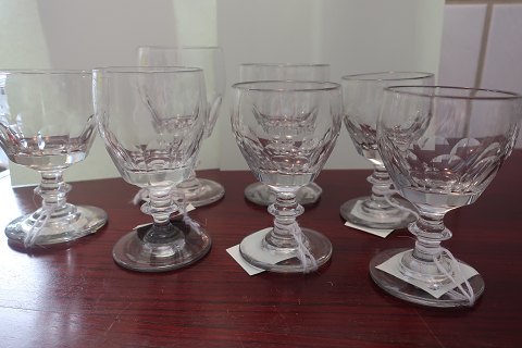 Antikke Tønde-glas med olivenslibningFra ca 1880God stand