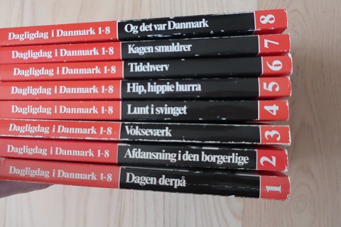 Dagligdag i Danmark- alle 8 bind samlet i serien
- 1945-1985
- set og fortalt af Mali Lindgren
Peter Asschenfeldt