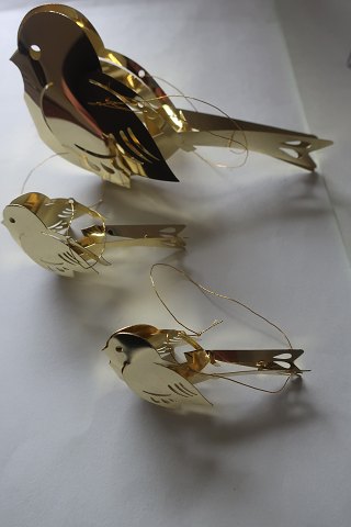 "Guld"-fugle som julepynt
Fra Royal Copenhagen (RC)
I original emballage