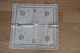 Old table cloth
With embroidery in colours- made by hand
About 61cm x 59cm
In a good condition, but it is best to wash it